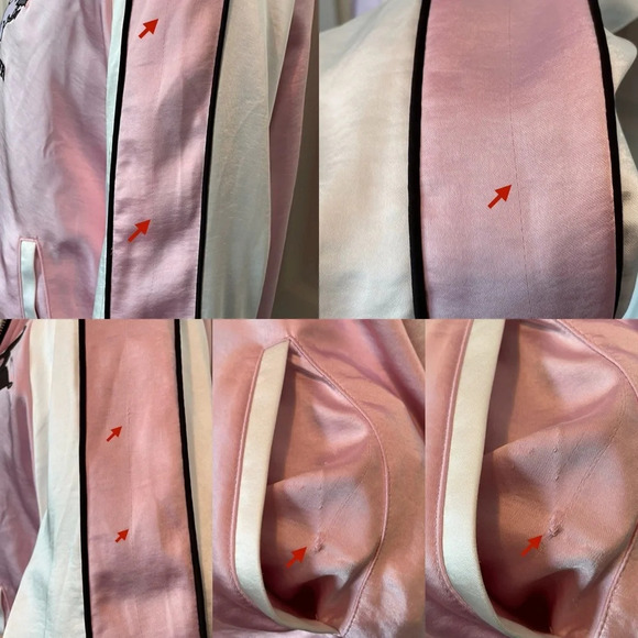 Hello Kitty And Friends x Forever 21 Reversible Pink & Black Small Bomber Jacket - Picture 7 of 16